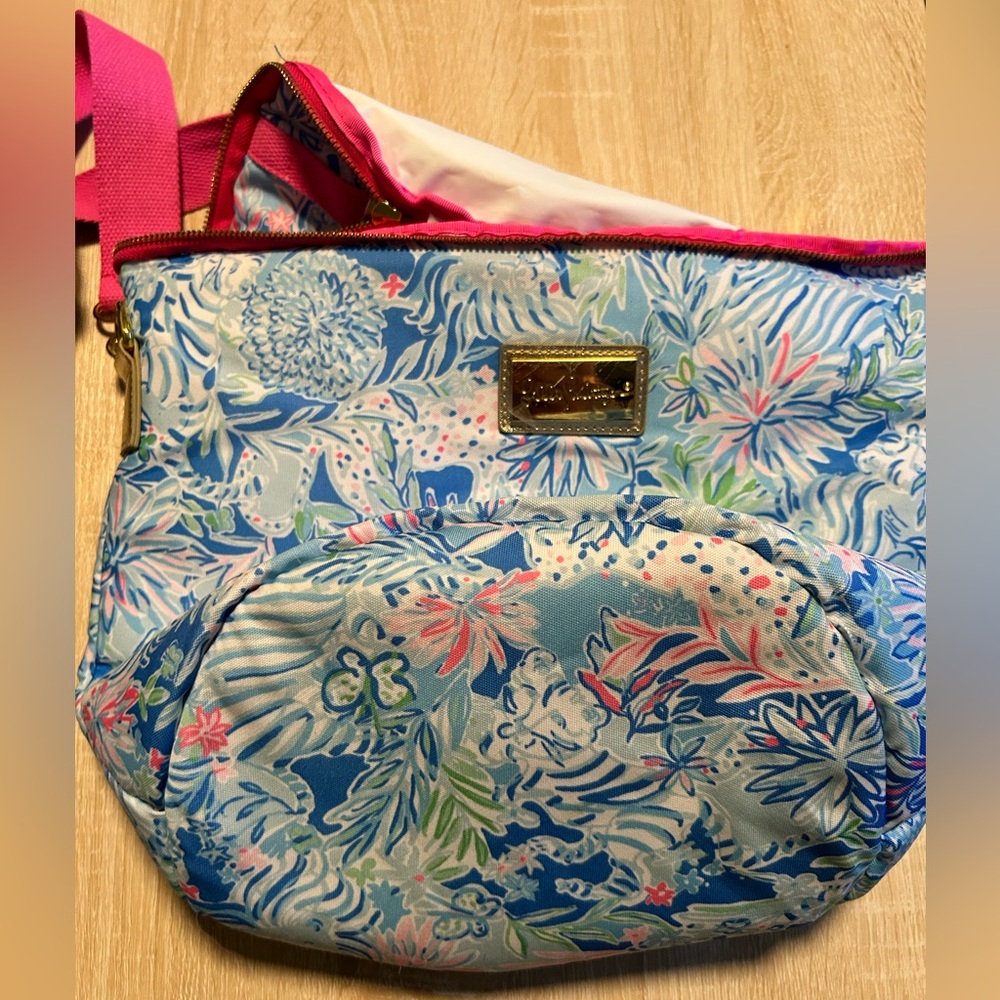 Lily Pulitzer Floral Cooler Crossbody Bag
